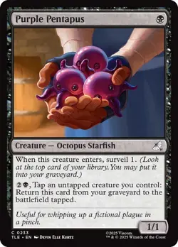 Purple Pentapus - 233 - NM - Avatar: The Last Airbender - MTG - Image 1