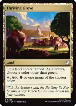 Thriving Grove - 261 - NM - Avatar: The Last Airbender - MTG - Image 1