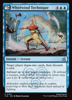 Whirlwind Technique - 100 - NM - Avatar: The Last Airbender - MTG - Image 1