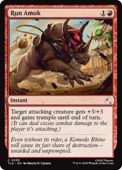 Run Amok - 258 - NM - Avatar: The Last Airbender - MTG - Image 1