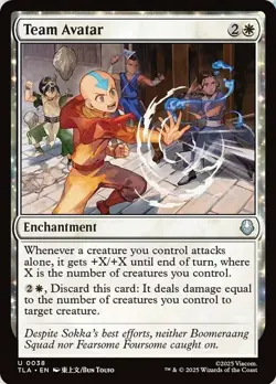Team Avatar - 38 - NM - Avatar: The Last Airbender - MTG - Image 1