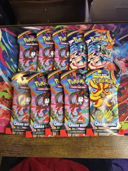 Chaos Rising Sleeved Booster Pack x10 ME04: Chaos Rising Sealed Pokemon TCG - Image 1