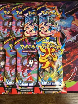 Chaos Rising Sleeved Booster Pack x10 ME04: Chaos Rising Sealed Pokemon TCG - Image 3