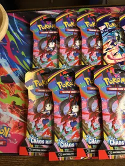 Chaos Rising Sleeved Booster Pack x10 ME04: Chaos Rising Sealed Pokemon TCG - Image 2