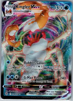Kingler VMAX 029/172 SWSH09: Brilliant Stars - Pokemon Card - NM - Image 1
