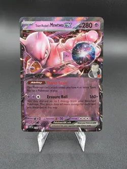 Pokemon Team Rocket's Mewtwo Ex 216 Black Star Promo Near Mint - Image 1
