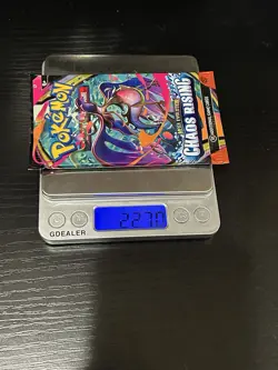VERY HEAVY 22.70 Chaos Rising Booster Pack Sealed Pokemon TCG - Image 1