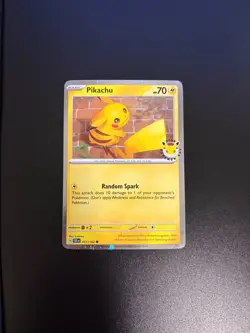 2026 Pikachu 051 Stamped Pokemon Day 30th Anniversary Promo NM - Image 1