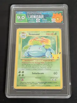 2021 Pokemon 25th Anniversary Celebrations Holo Venusaur #15 HGA 9 - Image 1