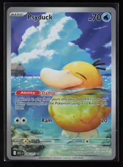 Psyduck 226/217 Illustration Rare Ascended Heroes Pokemon Holo - Image 1