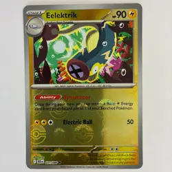 Eelektrik 031/086 Uncommon Black Bolt Pokemon Reverse Holo Pokeball Near Mint - Image 1