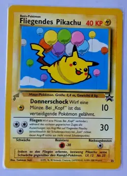 Pokemon Fliegendes Pikachu Promo 25 - Black Star Pro - Image 3