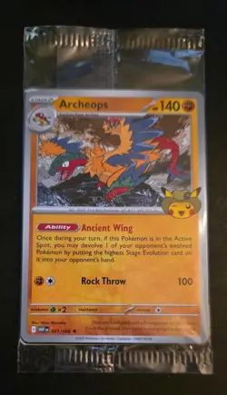 Archeops - 051 (Fossil Museum Exclusive) 051/086 Me: Mega Evolution Promo... - Image 1
