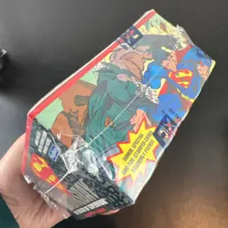 1992 Doomsday Death of Superman SkyBox Trading Cards – Full Sealed Box 36 Packs - Image 3