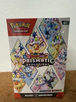 Prismatic Evolutions Booster Bundle 6-Pack English Edition Factory Sealed New - Image 1