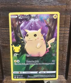 Pokemon Pikachu TCG Card 005/025 25th Anniversary Celebrations LP/NM Condition - Image 1