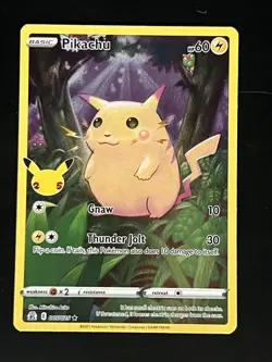 Pokemon TCG Pikachu 25th Anniversary Celebrations Card 005/025 - Image 1