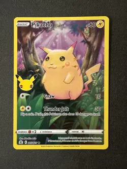 Pokemon TCG Pikachu 25th Anniversary Celebrations Card 005/025 - Image 1