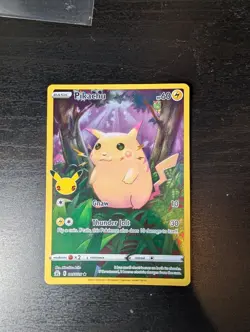 Pokemon Pikachu TCG Full Art Card 005/025 Celebrations 25th Anniversary Edition - Image 1