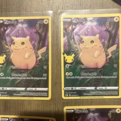 Pokemon TCG - 11 X Pikachu Card 005/025 - 25th Anniversary Celebrations (LP/NM) - Image 3