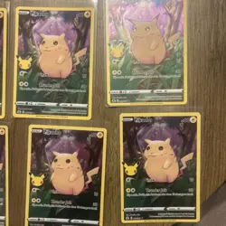 Pokemon TCG - 11 X Pikachu Card 005/025 - 25th Anniversary Celebrations (LP/NM) - Image 5