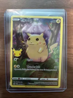 Pokemon Pikachu TCG 005/025 Celebrations 25th Anniversary Card - Image 1