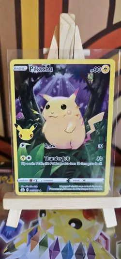 Pokemon Pikachu TCG Holo Card Celebrations 005/025 25th Anniversary Edition - Image 1