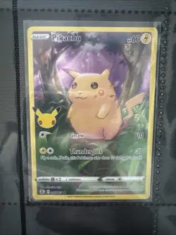 Pokemon Pikachu TCG 005/025 Celebrations 25th Anniversary Card - Image 1