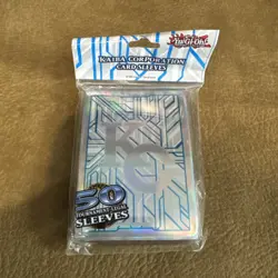 Yugioh Official Konami KC Sleeves (Kaiba Corp) - TCG 50ct New - Image 1