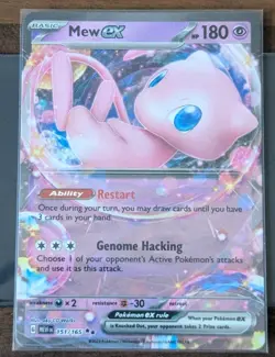 Mew ex 151/165 Double Rare 151 Pokemon Near Mint - Image 1