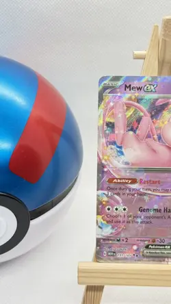 Pokemon Tcg Mew EX Holo Double Rare 151/165 English Near Mint - Image 3