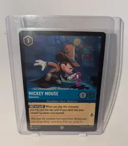 Lorcana: Mickey Mouse - Detective (8/P1 Promo) - Image 1