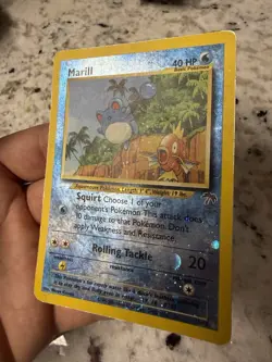 Pokemon TCG Southern Islands Marill Reverse Holo Promo (11/18) - HP - Image 2