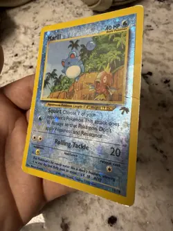 Pokemon TCG Southern Islands Marill Reverse Holo Promo (11/18) - HP - Image 3