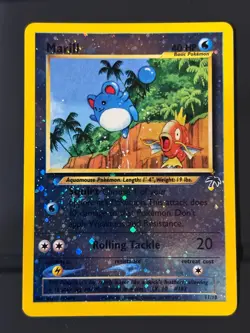 Marill Southern Islands 11/18 Reverse Holo Pokemon TCG - Image 1