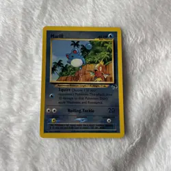 Pokemon TCG Marill Southern Islands Reverse Holo Rare Promo Card 11/18 - Image 2