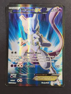 Mewtwo EX 157/162 Full Art Ultra Rare XY BREAKthrough Pokemon TCG - Image 1