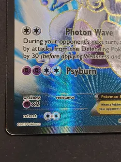 Mewtwo EX 157/162 Full Art Ultra Rare XY BREAKthrough Pokemon TCG - Image 3