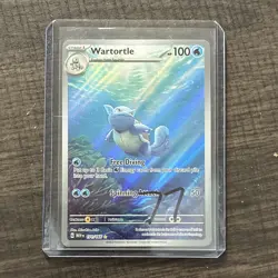 The Pokemon Company Pokemon TCG Wartortle 171/165 SV 151 IR Holo English HP100 - Image 1