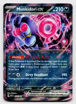 Munkidori ex Double Rare Holo Card Pokemon TCG - Image 1
