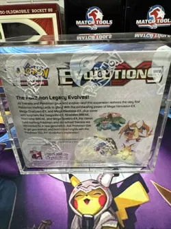 Pokemon TCG XY Evolutions Booster Box - New Factory Sealed - Includes Acrylic - Image 2