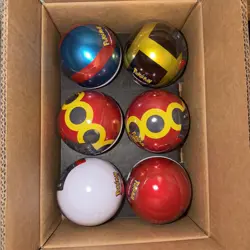 6 x Pokemon TCG Pokeball Tins - 18 Booster Packs Factory Sealed Costco - Image 2