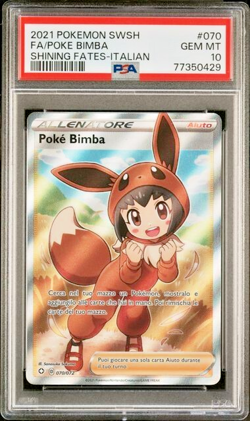 Pokemon PSA 10 Poke Bimba #070 Full Art Destino Splendente 2021 Italiano - Image 2