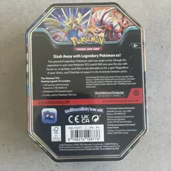 POKEMON TCG Pokemon Slashing Legends Tin Zacian EX FACTORY SEALED TIN ex - Image 2