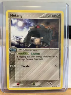 METANG 44/101 - NON-HOLO - UNCOMMON - EX HIDDEN LEGENDS - POKEMON CARD - NM - Image 1