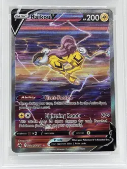 Pokemon SWSH: Raikou V GG41/GG70 FA Crown Zenith Galarian Gallery PSA 10 GEM - Image 3