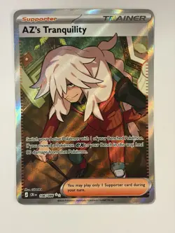 AZ's Tranquility 106/086 Chaos Rising Full Art Ultra Rare Pokemon Card NEW CRI - Image 1