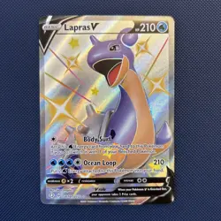Lapras V SV110/SV122 Shining Fates NM Full Art Ultra Rare Pokemon Card - Image 1