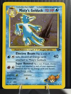 Misty's Golduck 12/132 Gym Challenge Unlimited Holo EN - Image 1