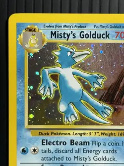 Misty's Golduck 12/132 Gym Challenge Unlimited Holo EN - Image 2